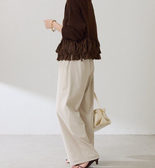  「裾フリンジニット」|ニット・セーター|