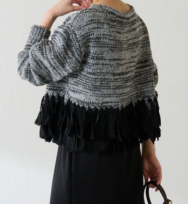  「裾フリンジニット」|ニット・セーター|