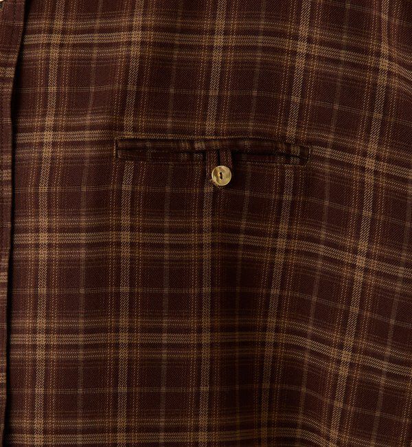  「メタルボタンチェックシャツ」|シャツ・ブラウス|