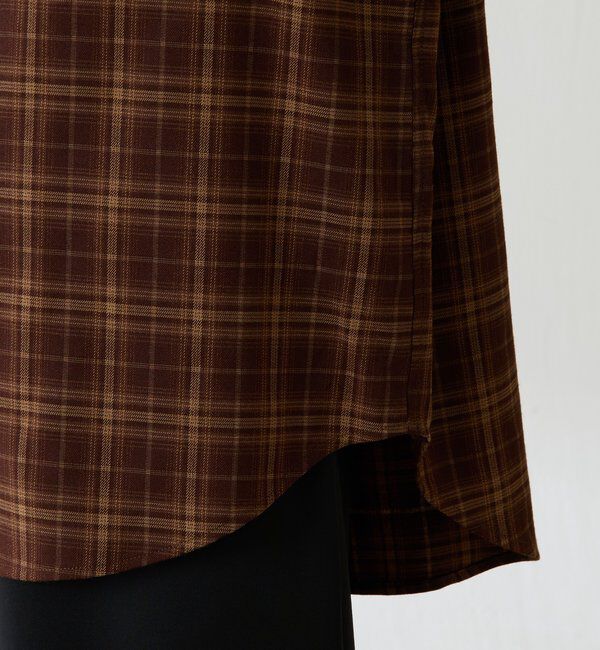  「メタルボタンチェックシャツ」|シャツ・ブラウス|