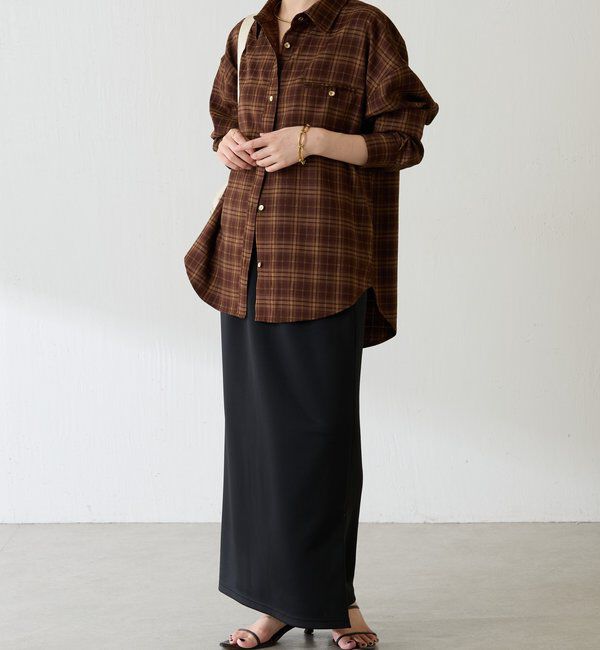  「メタルボタンチェックシャツ」|シャツ・ブラウス|