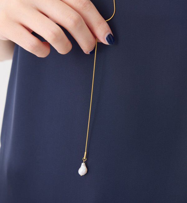  「【PAPILLONNER/パピヨネ】ステンレスドロップネックレス」|リング|