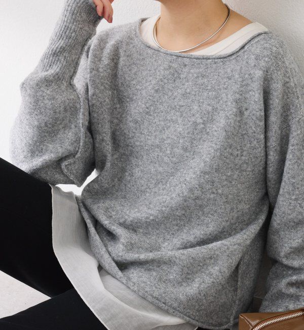  「2WAYヘンリーネックニット」|ニット・セーター|