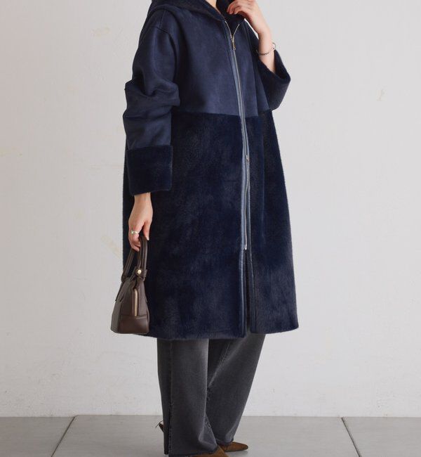  「リバーシブルフェイクファーコート」|その他|