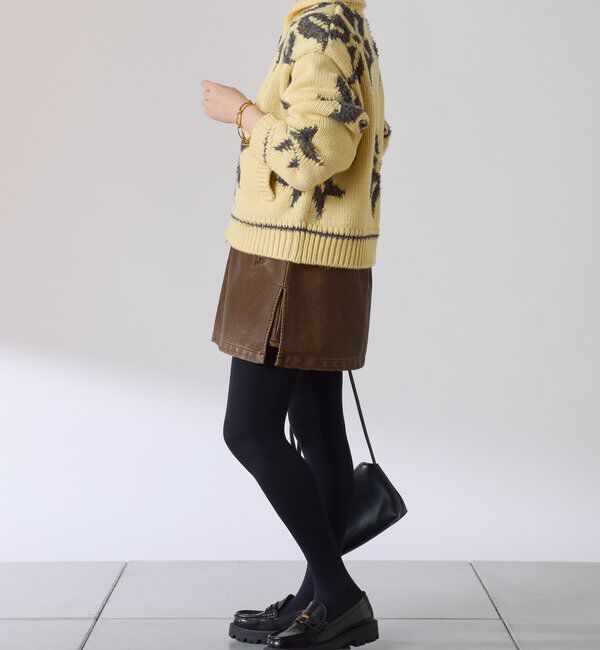  「ビッグモチーフカウチンカーディガン」|ニット・セーター|