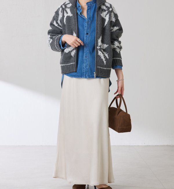  「ビッグモチーフカウチンカーディガン」|ニット・セーター|