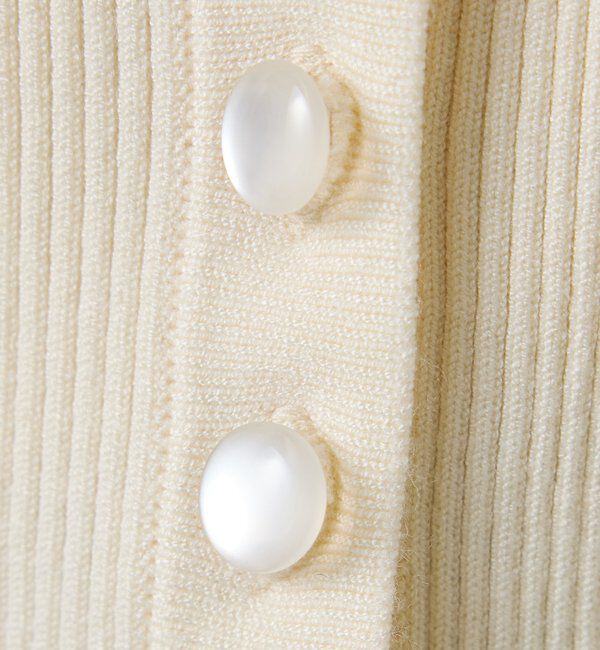  「ラインボタンコンパクトカーディガン」|ニット・セーター|