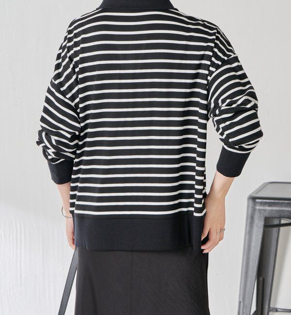  「ボーダーポンチニットソー」|Tシャツ・カットソー|