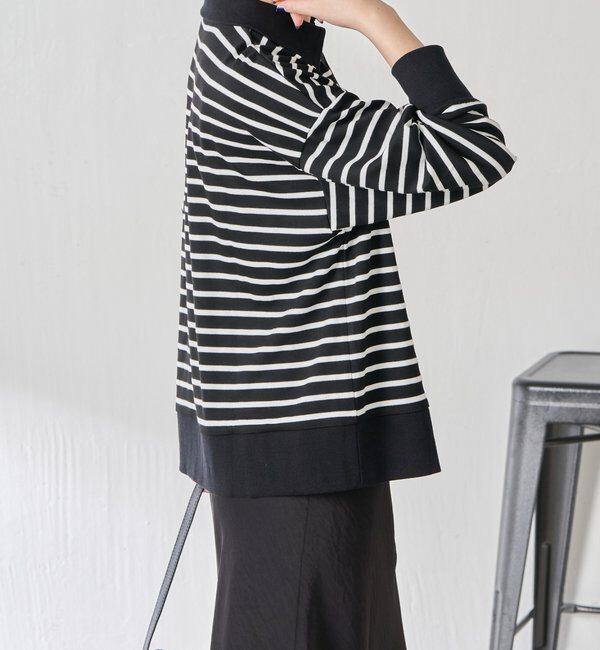  「ボーダーポンチニットソー」|Tシャツ・カットソー|