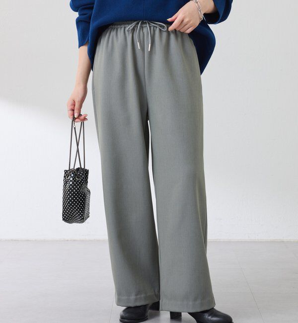  「裏起毛ボンディングイージーパンツ」|チノ|