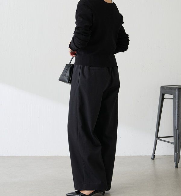  「裏起毛ボンディングイージーパンツ」|チノ|