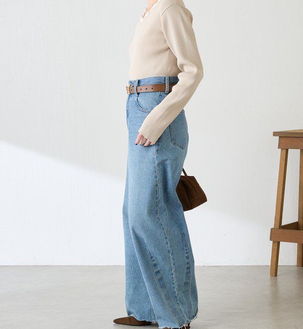  「フリルリブニット」|ニット・セーター|