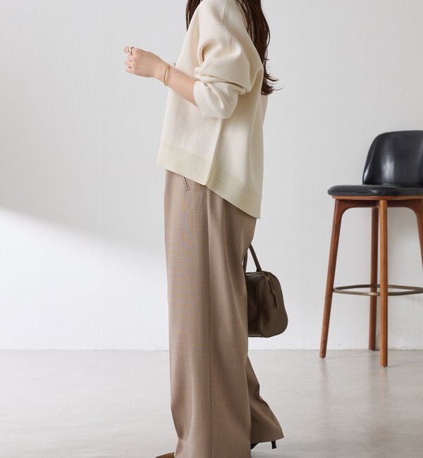  「ラメストライプゴムベルトパンツ」|チノ|