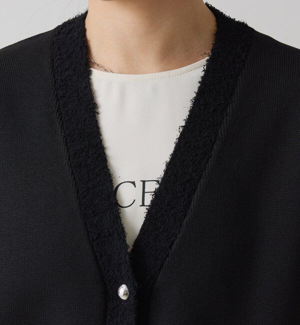  「ハーフミラノニットカーディガン」|ニット・セーター|