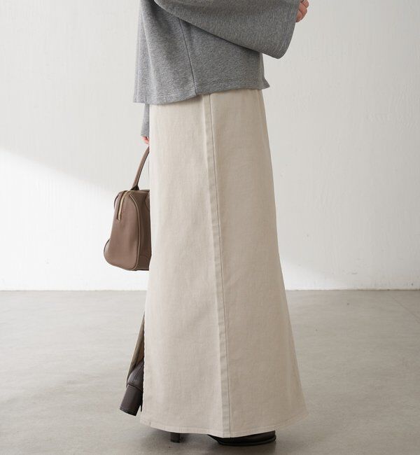  「Iラインデニムスカート」|スカート|