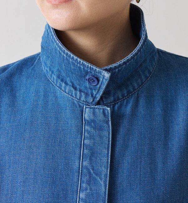  「Q.anos 2WAYデニムシャツ」|シャツ・ブラウス|