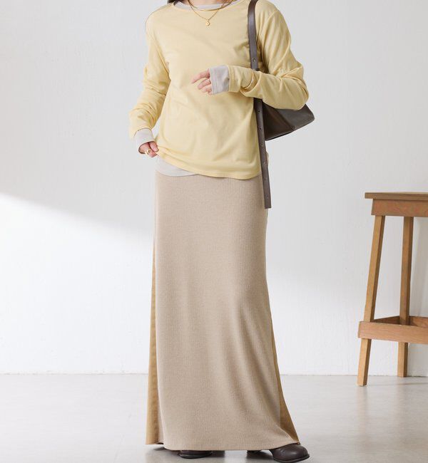  「Q.anos 2フェイスデニムスカート」|スカート|