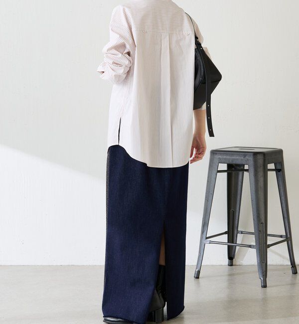  「Q.anos 2フェイスデニムスカート」|スカート|