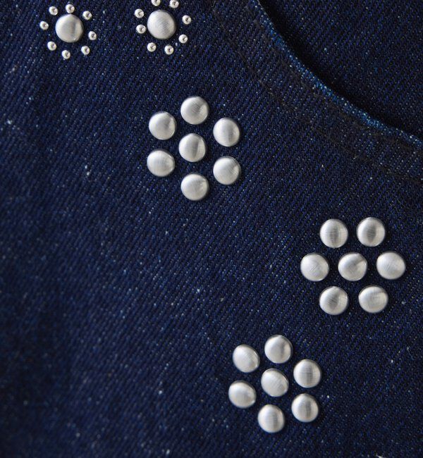  「Q.anos　レイヤードデニムスカート」|スカート|