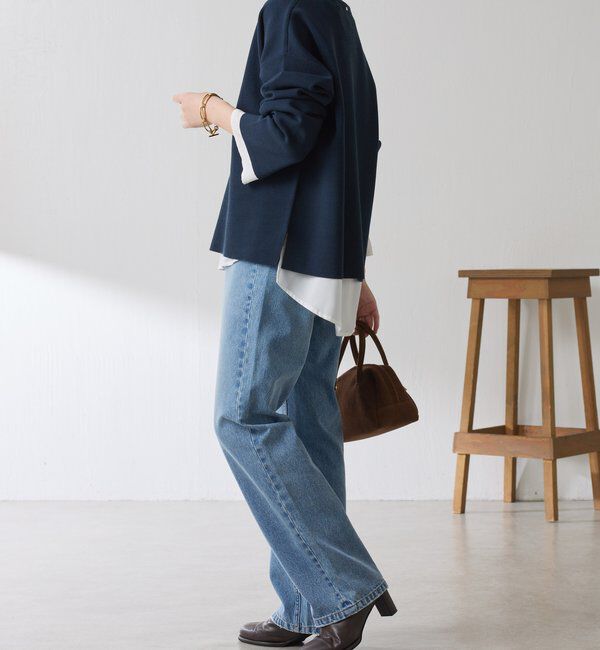  「Vネックバスクニット」|ニット・セーター|