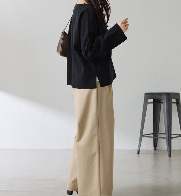  「Vネックバスクニット」|ニット・セーター|