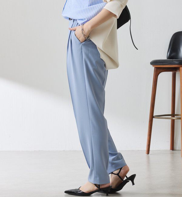  「ジャージスリムテーパードパンツ/セレモニー」|チノ|