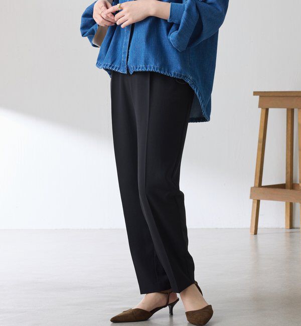  「ジャージスリムテーパードパンツ/セレモニー」|チノ|