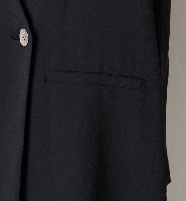  「《自宅で洗える》ジャージノーカラーダブルジャケット/セレモニー」|スーツ|