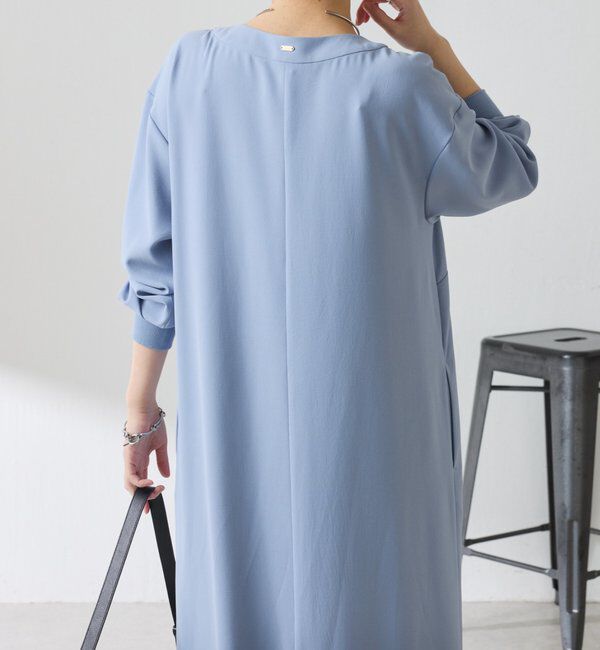  「【高機能素材】ジャージVネックワンピース/セレモニー」|ワンピース|