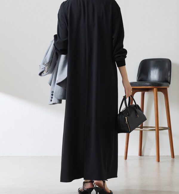  「【高機能素材】ジャージVネックワンピース/セレモニー」|ワンピース|