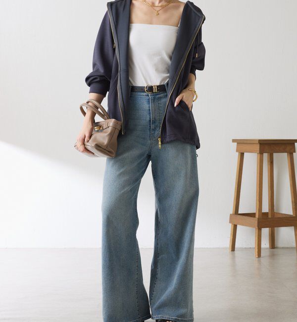  「ドロストポンチパーカー」|Tシャツ・カットソー|