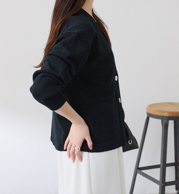  「コットン混カーディガン」|ニット・セーター|