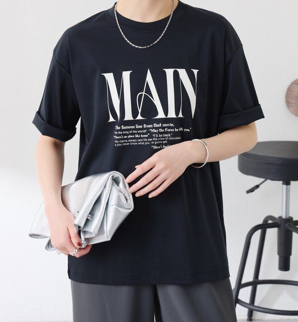  「オーバーロゴTシャツ」|Tシャツ・カットソー|