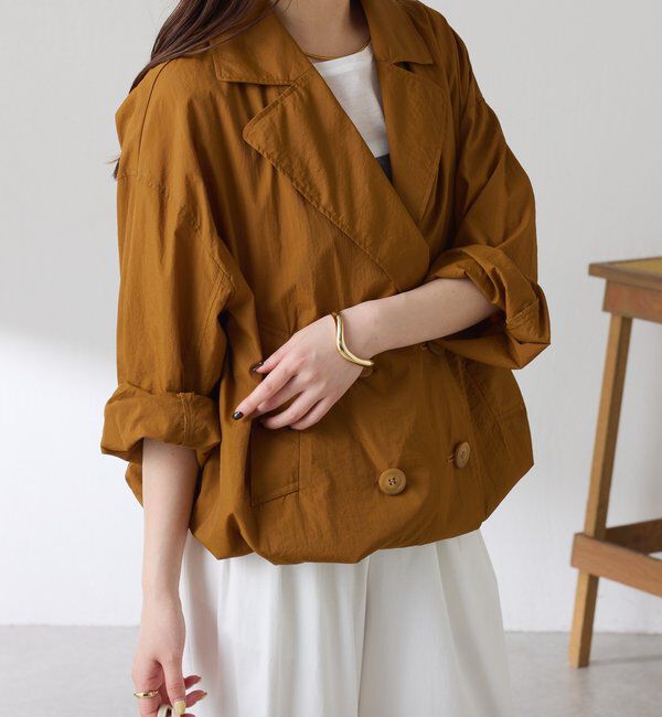  「エアーナイロンミドルトレンチコート」|その他|