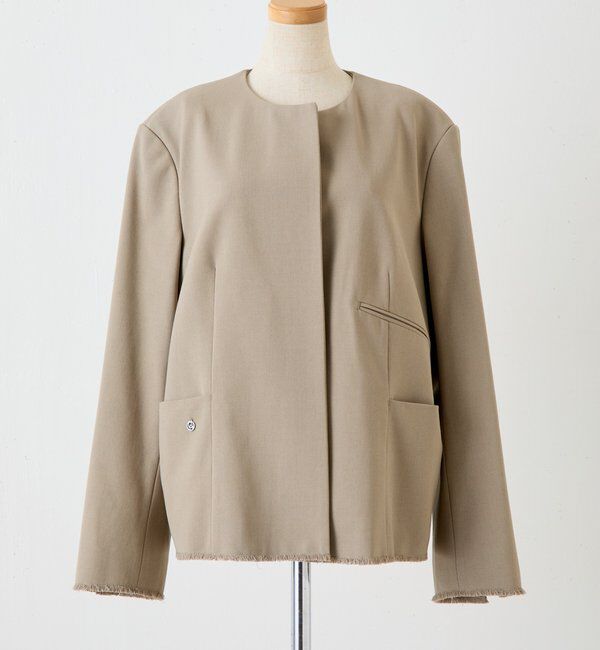  「【CEPIE./セピエ】ノーカラージャケット」|ベスト・ジレ|