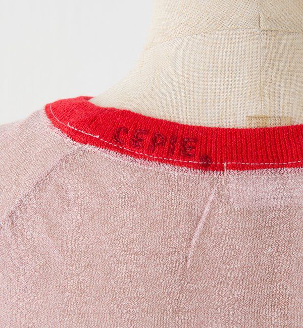  「【CEPIE./セピエ】トリムアシンメトリーニット」|ニット・セーター|