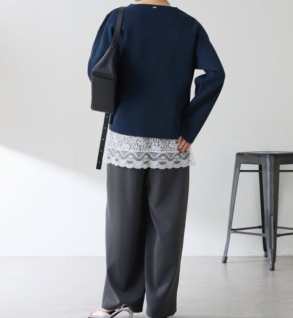  「《着映えアイテム》スカラップレースキャミソール」|シャツ・ブラウス|