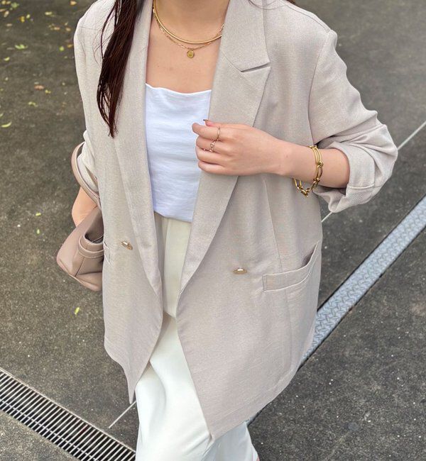  「メッシュダブルジャケット」|テーラードジャケット|