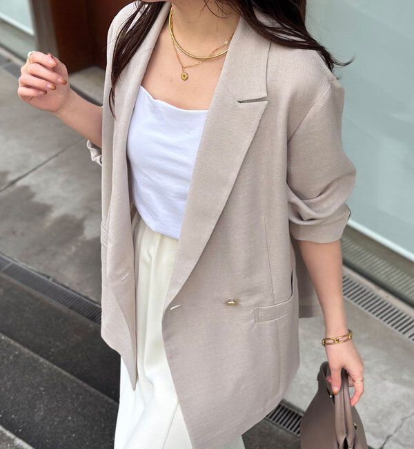  「メッシュダブルジャケット」|テーラードジャケット|