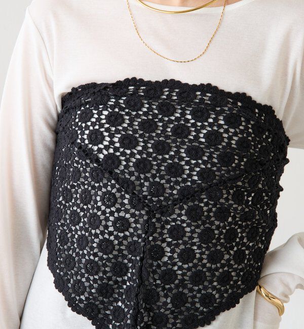  「【PAPILLONNER/パピヨネ】マルチウェイレースバブーシュカ」|マフラー|