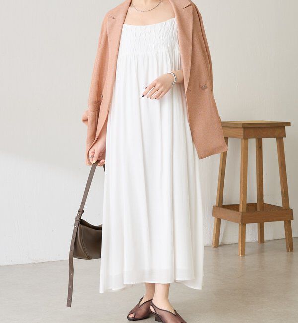  「	ダイヤタックキャミワンピース」|ワンピース|