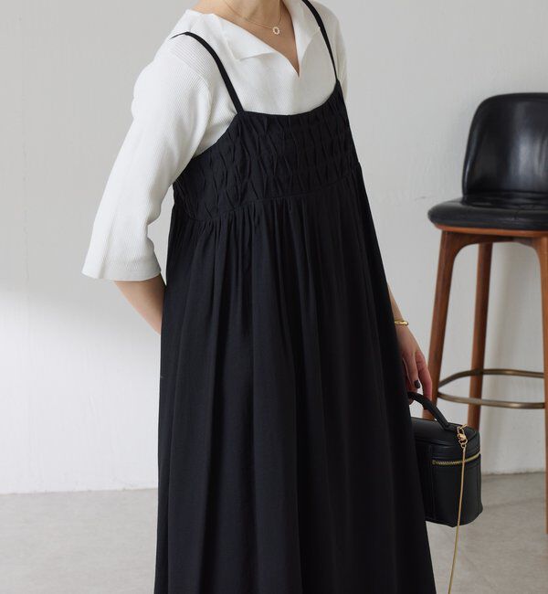  「	ダイヤタックキャミワンピース」|ワンピース|