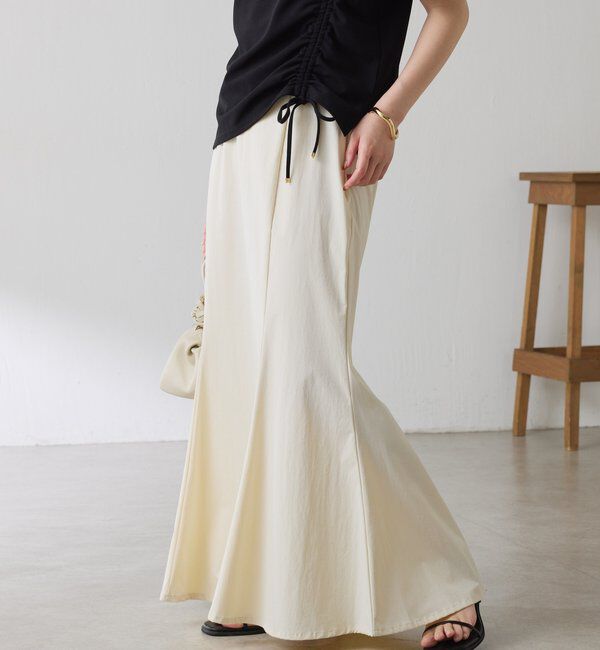  「【Nuel/ ヌエル】ストレッチマーメイドスカート」|スカート|