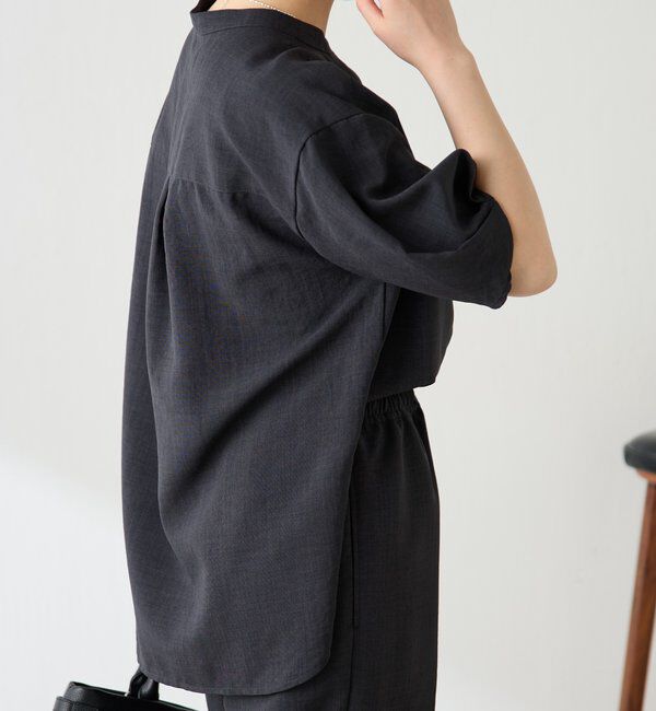  「【コーデが決まる】 スキッパーシャツセットアップ」|ワンピース|