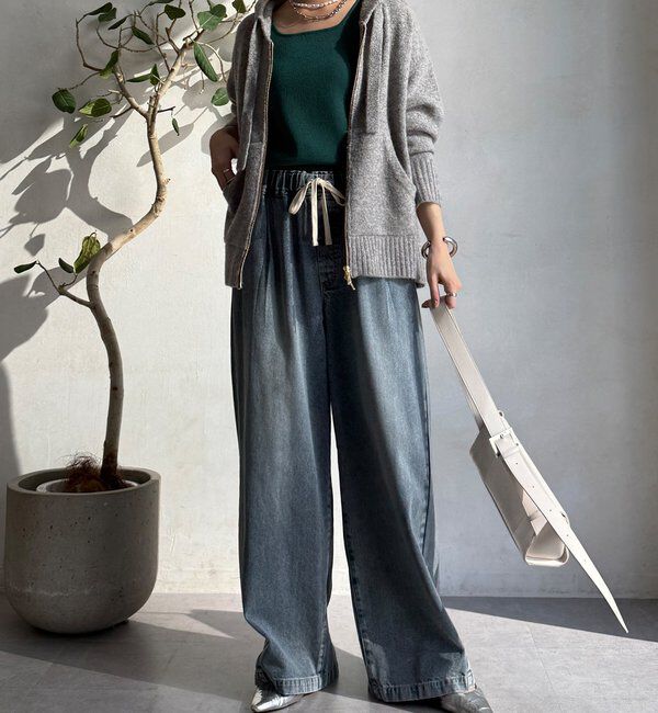  「スクエアニットタンク」|ニット・セーター|