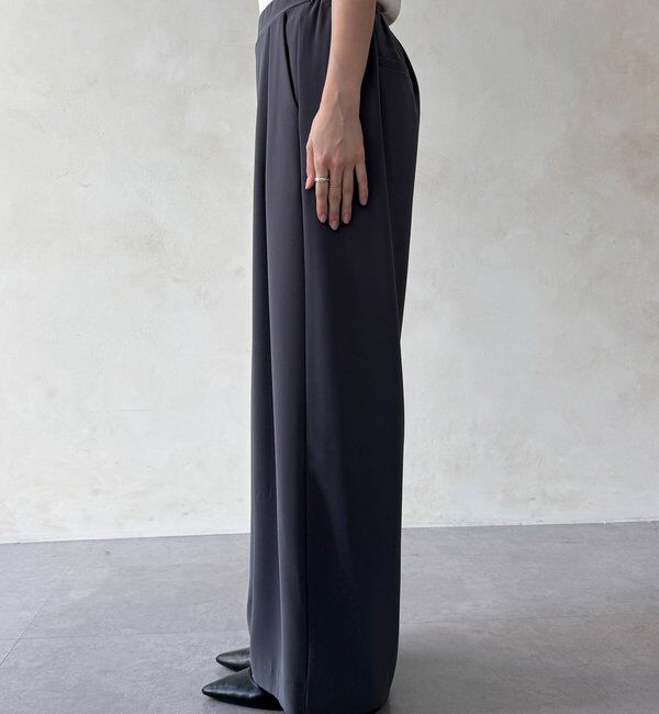  「【累計販売数3万枚突破/21色4サイズ展開！】タックワイドパンツ」|チノ|