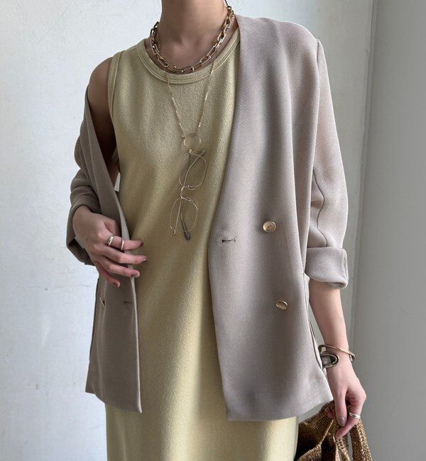  「【全骨格細見え】ブークレーダンボールタンクワンピース」|ワンピース|