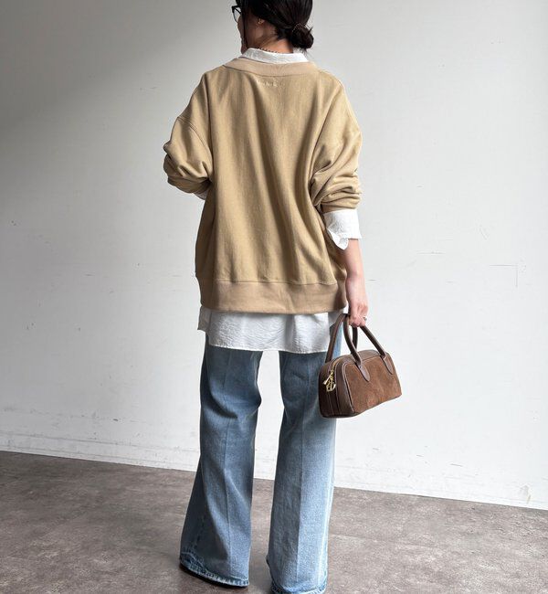  「【新色追加】【インフルエンサー OKOCHI企画】ハーフジップスウェット」|Tシャツ・カットソー|