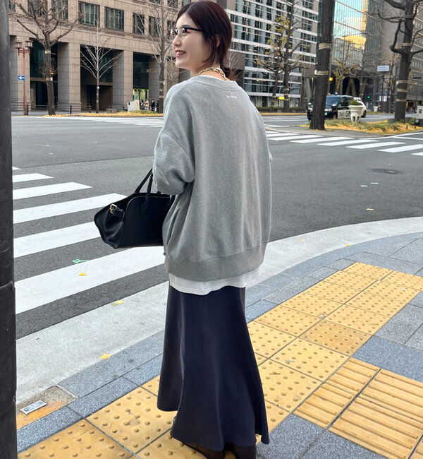  「【新色追加】【インフルエンサー OKOCHI企画】ハーフジップスウェット」|Tシャツ・カットソー|