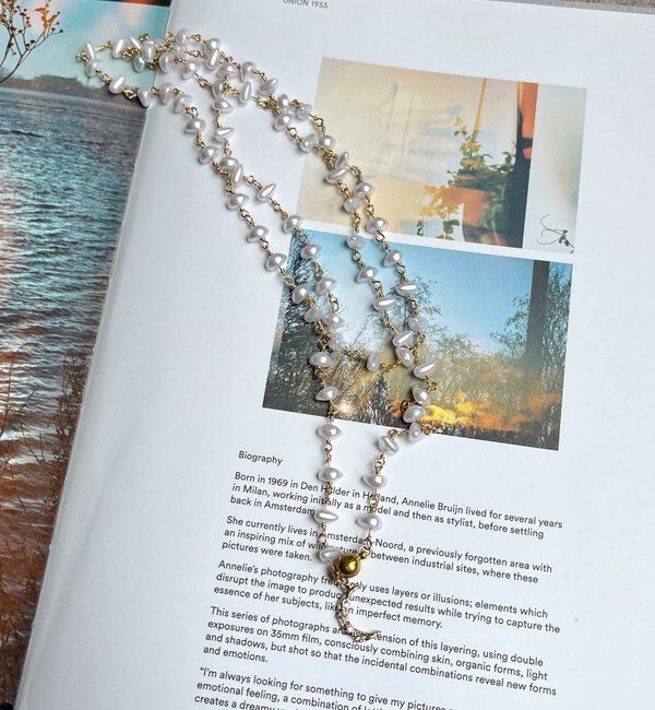  「【インフルエンサーOKOCHI企画】月モチーフランダムパールネックレス」|ネックレス|